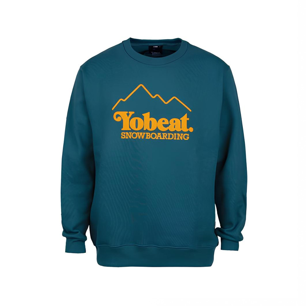 요비트 요비트 YOBEAT LOGO CREWNECK FOREST 스노우보드 크루넥 티셔츠 스웻 셔츠 맨투맨