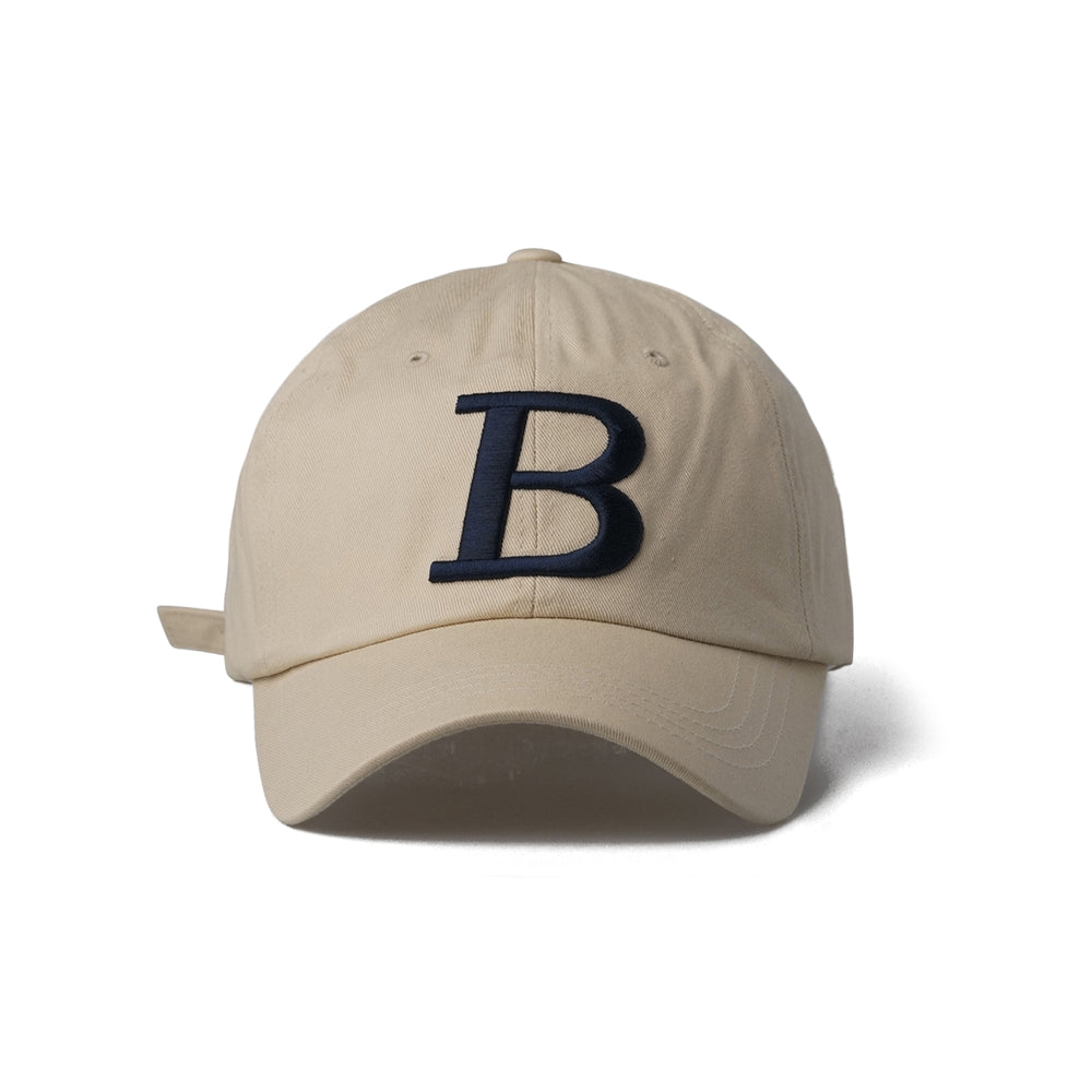 비에스래빗 2324 BSRABBIT BIG B LOGO CAP BEIGE 모자 스냅백 볼캡