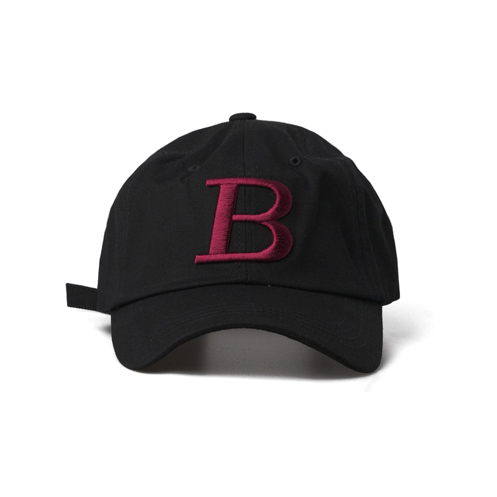 비에스래빗 2324 BSRABBIT BIG B LOGO CAP BLACK 모자 스냅백 볼캡