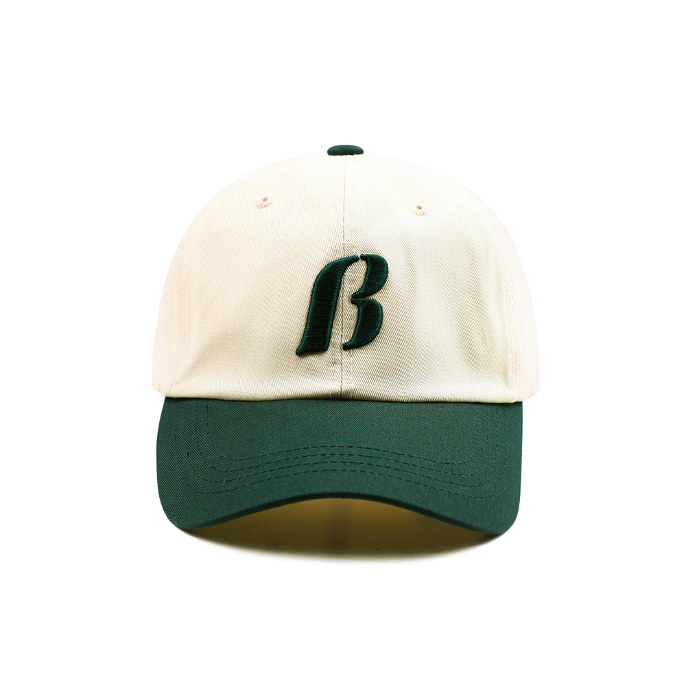 비에스래빗 2223 BSRABBIT OLD B CAP GREEN 모자 캡 볼캡