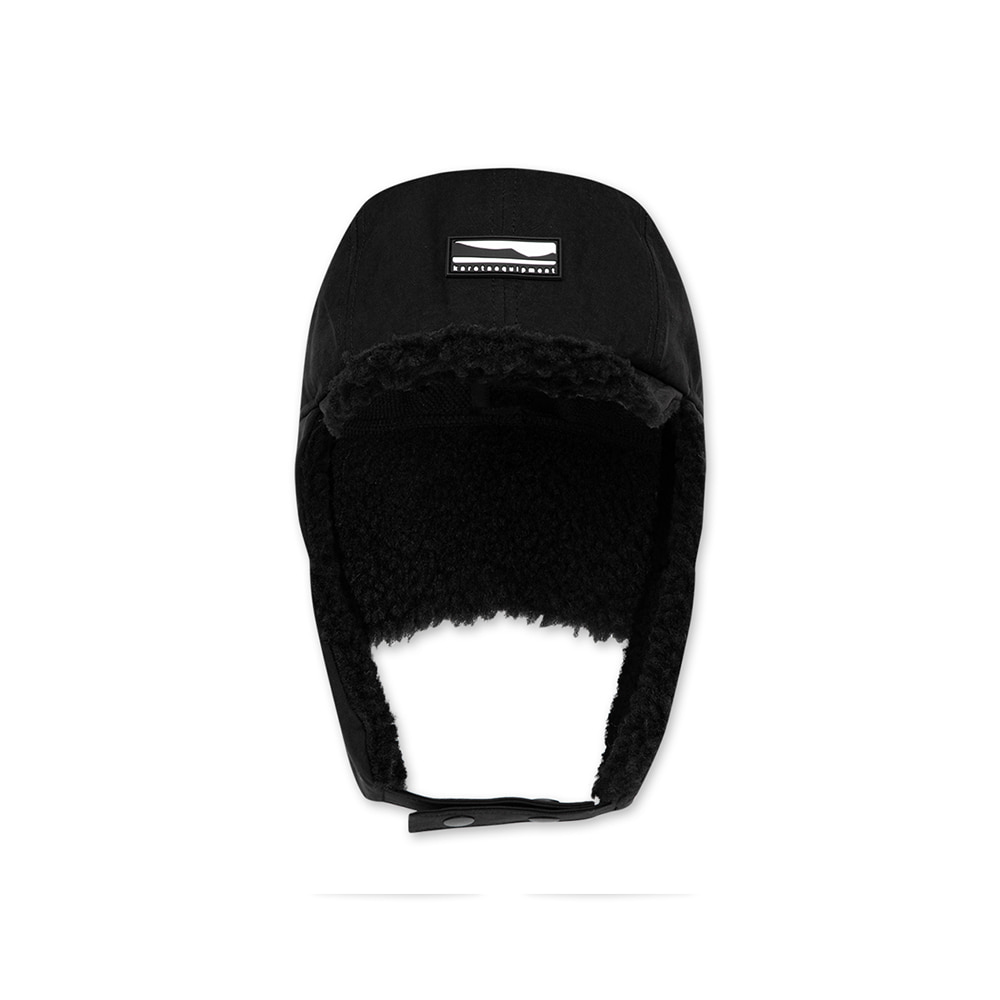 카레타 2324 KARETA TROOPER HAT BLACK 모자 이어플랩 햇 스냅백 볼캡